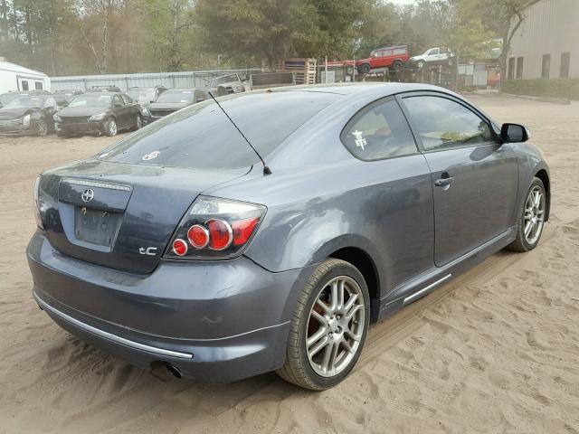 JTKDE167480273430 - 2008 SCION TC BLUE photo 4