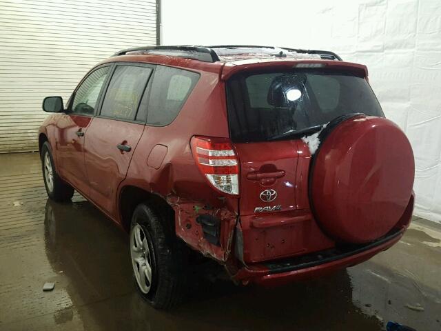 2T3BF4DV8CW211144 - 2012 TOYOTA RAV4 RED photo 3