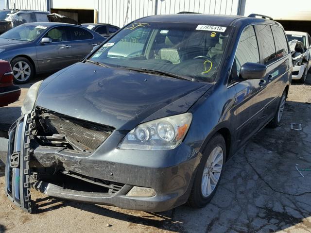 5FNRL38815B076796 - 2005 HONDA ODYSSEY TO GRAY photo 2