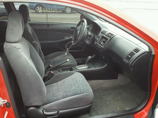 1HGEM229X2L058489 - 2002 HONDA CIVIC EX წითელი ფოტო 6