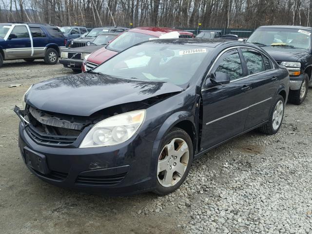 1G8ZS57N08F150418 - 2008 SATURN AURA XE BLACK photo 2