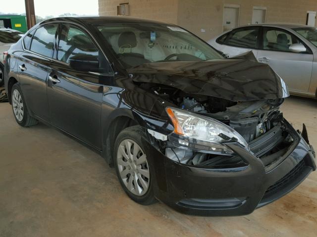 3N1AB7AP8FL674219 - 2015 NISSAN SENTRA S BLACK photo 1