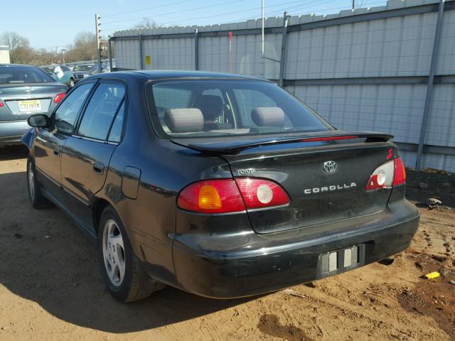 2T1BR12E61C463507 - 2001 TOYOTA COROLLA CE BLACK photo 3