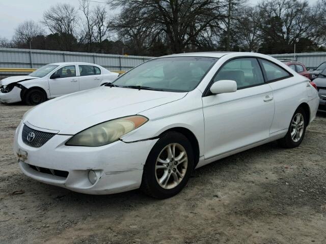 4T1CE38P94U933648 - 2004 TOYOTA CAMRY SOLA WHITE photo 2