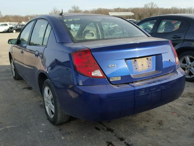 1G8AJ55F36Z200476 - 2006 SATURN ION LEVEL BLUE photo 3