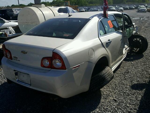 1G1ZE5EB4A4144315 - 2010 CHEVROLET MALIBU LTZ WHITE photo 4