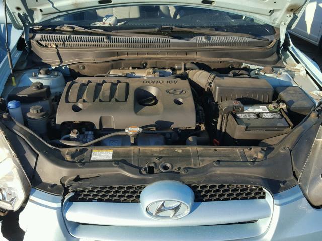 KMHCM36C99U134804 - 2009 HYUNDAI ACCENT GS BLUE photo 7