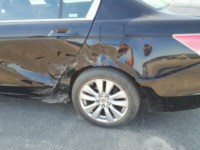 1HGCP2F76BA095445 - 2011 HONDA ACCORD EX BLACK photo 9