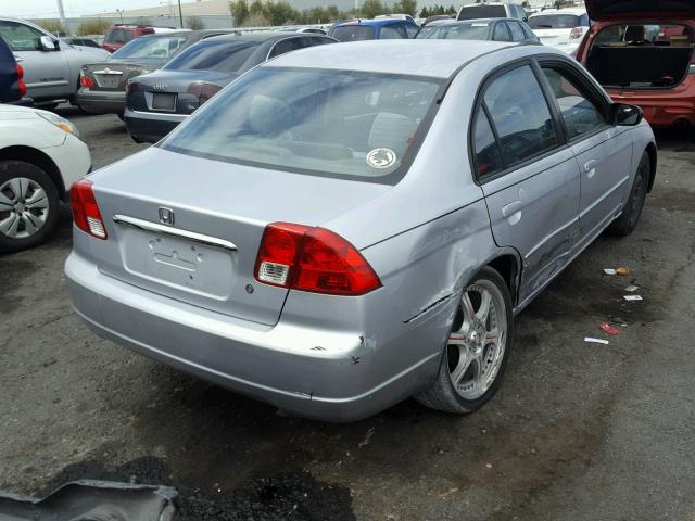 2HGES26743H567166 - 2003 HONDA CIVIC EX SILVER photo 4