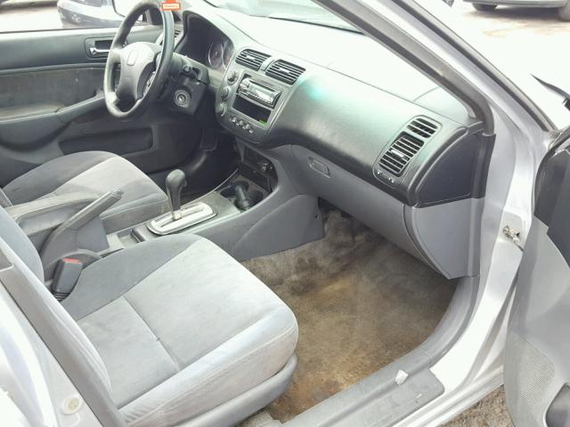 2HGES26743H567166 - 2003 HONDA CIVIC EX SILVER photo 5