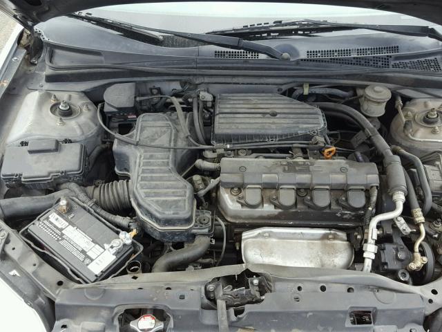 2HGES26743H567166 - 2003 HONDA CIVIC EX SILVER photo 7