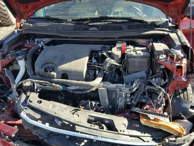 1FM5K8B82GGC58390 - 2016 FORD EXPLORER RED photo 7