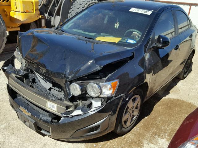 1G1JA5SH2G4169370 - 2016 CHEVROLET SONIC LS BLACK photo 2