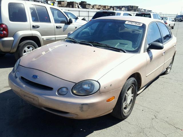 1FALP52U8VG283757 - 1997 FORD TAURUS GL GOLD photo 2