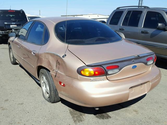 1FALP52U8VG283757 - 1997 FORD TAURUS GL GOLD photo 3