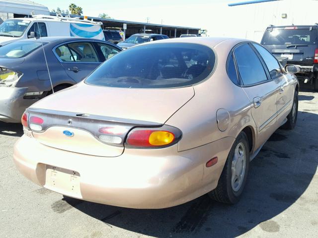 1FALP52U8VG283757 - 1997 FORD TAURUS GL GOLD photo 4