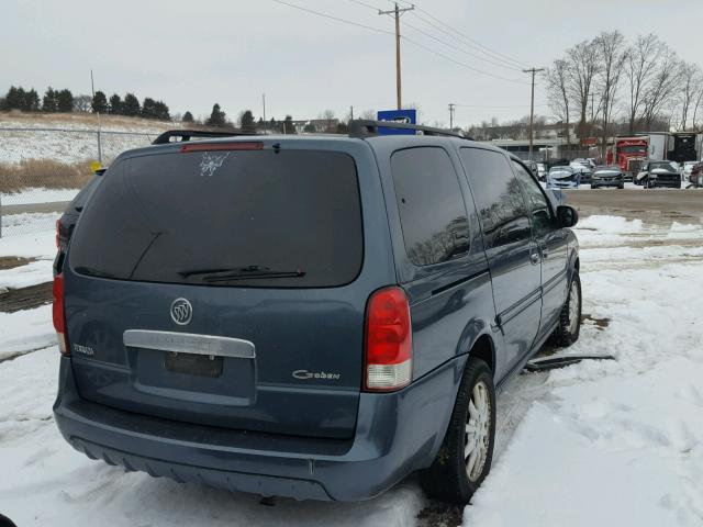 5GADV23L06D183441 - 2006 BUICK TERRAZA CX BLUE photo 4