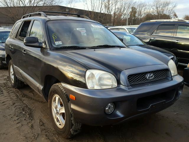 KM8SC13D94U746414 - 2004 HYUNDAI SANTA FE G BLACK photo 1