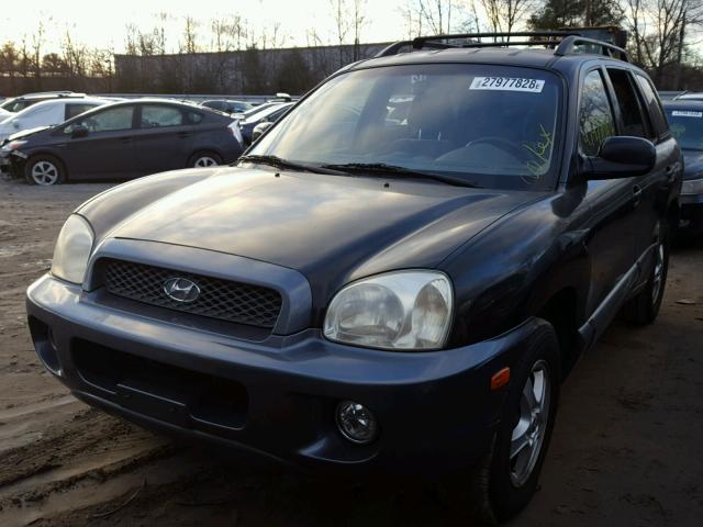 KM8SC13D94U746414 - 2004 HYUNDAI SANTA FE G BLACK photo 2