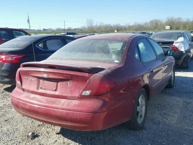 1FAFP55S13G196349 - 2003 FORD TAURUS SES MAROON photo 4