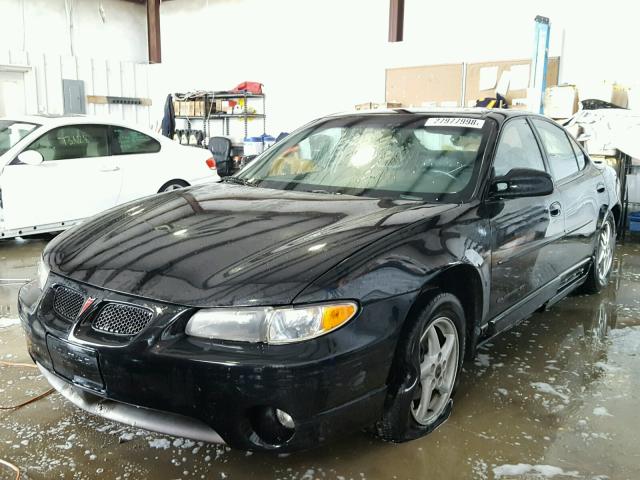 1G2WP52K71F126635 - 2001 PONTIAC GRAND PRIX BLACK photo 2