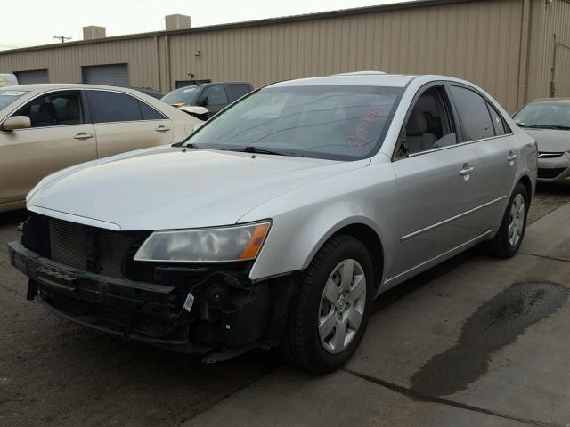 5NPET46CX8H381005 - 2008 HYUNDAI SONATA GLS SILVER photo 2