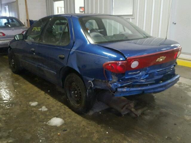 1G1JC52F857153422 - 2005 CHEVROLET CAVALIER BLUE photo 3