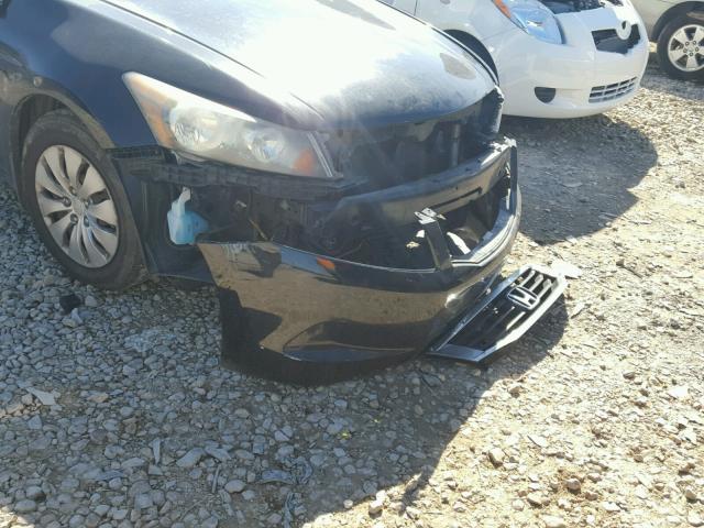 1HGCP2F33AA047736 - 2010 HONDA ACCORD LX BLACK photo 9