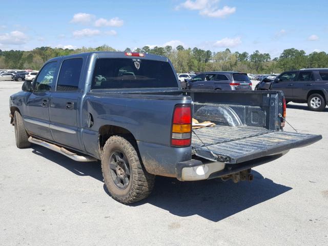 2GTEC13T361114242 - 2006 GMC NEW SIERRA BLUE photo 3