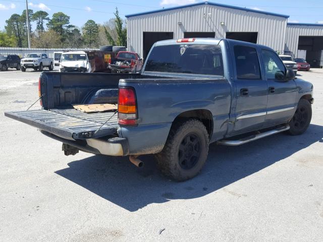 2GTEC13T361114242 - 2006 GMC NEW SIERRA BLUE photo 4