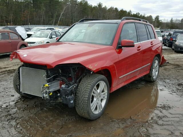 WDCGG8JB4FG378681 - 2015 MERCEDES-BENZ GLK 350 4M RED photo 2