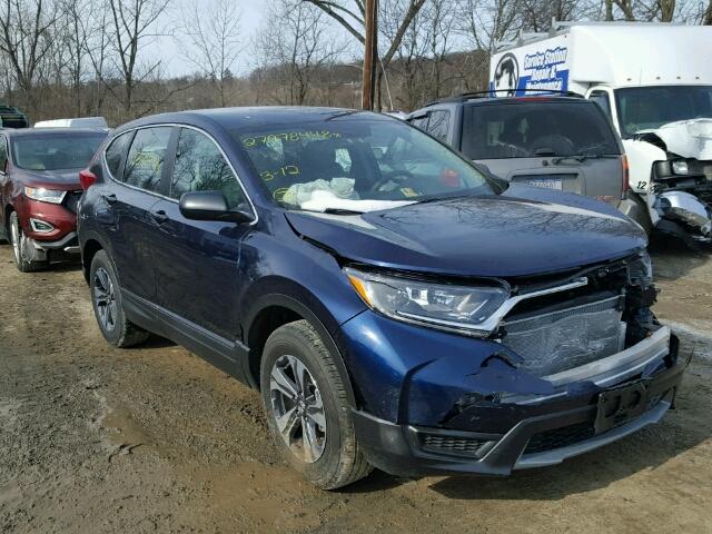 7FARW5H32HE008796 - 2017 HONDA CR-V LX BLUE photo 1