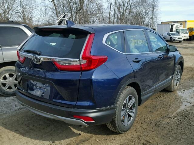 7FARW5H32HE008796 - 2017 HONDA CR-V LX BLUE photo 4