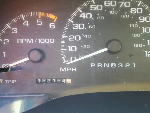 1GYEK13R9YR141800 - 2000 CADILLAC ESCALADE BROWN photo 8