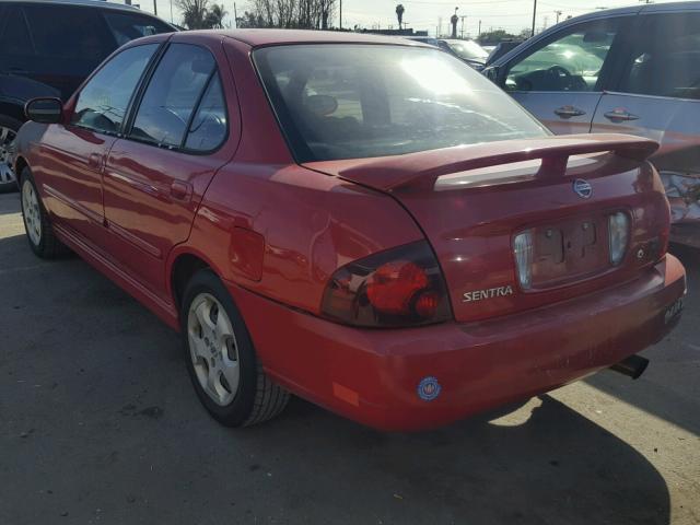 3N1AB51D56L503955 - 2006 NISSAN SENTRA SE- RED photo 3