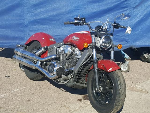 56KMSA009F3103310 - 2015 INDIAN MOTORCYCLE CO. SCOUT ABS RED photo 1