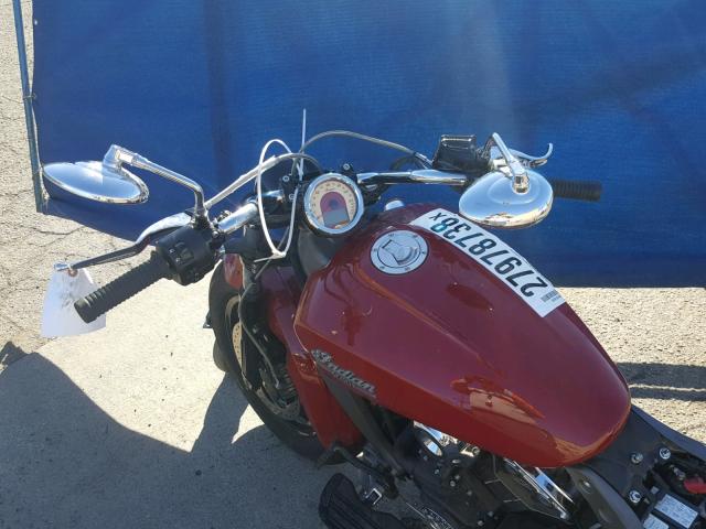 56KMSA009F3103310 - 2015 INDIAN MOTORCYCLE CO. SCOUT ABS RED photo 5