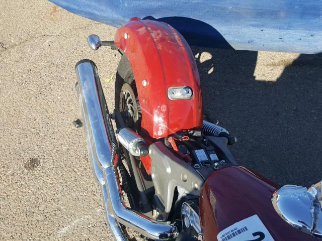 56KMSA009F3103310 - 2015 INDIAN MOTORCYCLE CO. SCOUT ABS RED photo 6