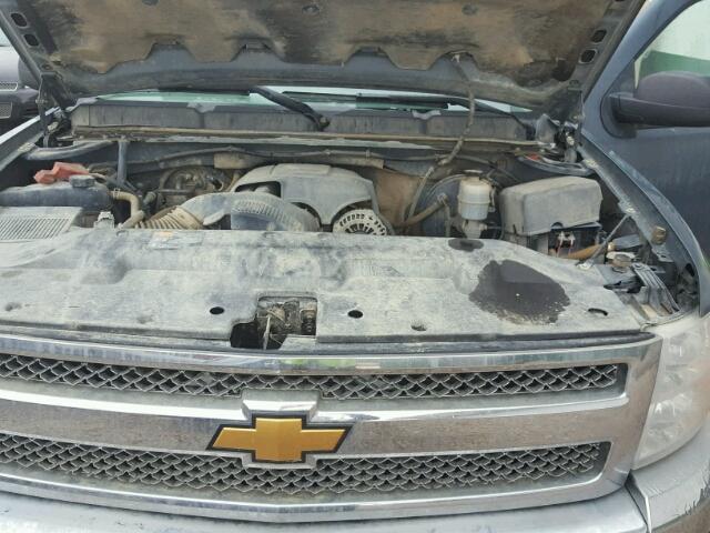 3GCUKSE23CG192564 - 2012 CHEVROLET SILVERADO GRAY photo 7