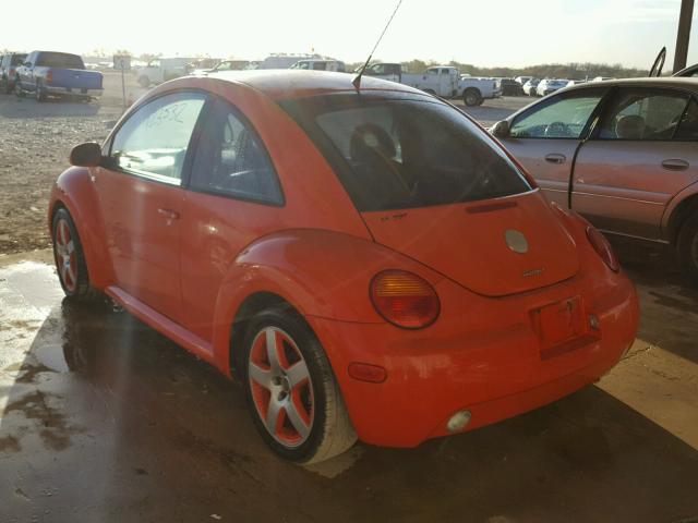 3VWCD21C92M426952 - 2002 VOLKSWAGEN NEW BEETLE 橙色 照片 3