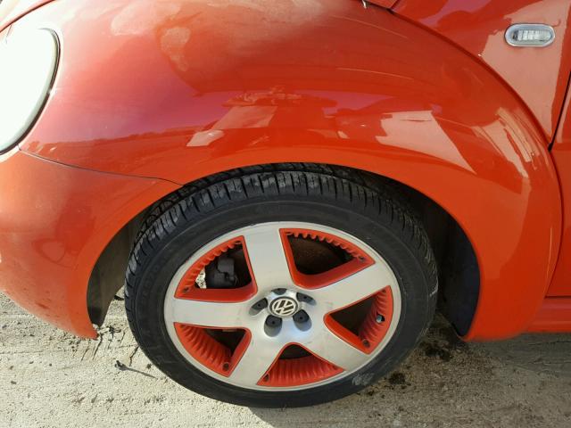 3VWCD21C92M426952 - 2002 VOLKSWAGEN NEW BEETLE ORANGE photo 9