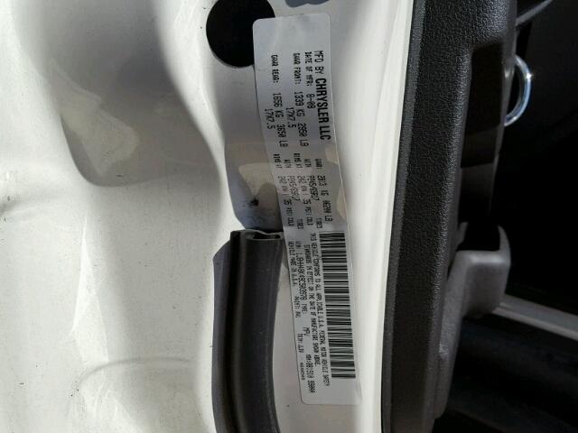 1J8HH48K49C503978 - 2009 JEEP COMMANDER WHITE photo 10