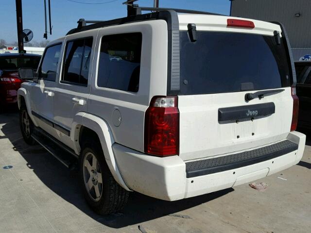 1J8HH48K49C503978 - 2009 JEEP COMMANDER WHITE photo 3