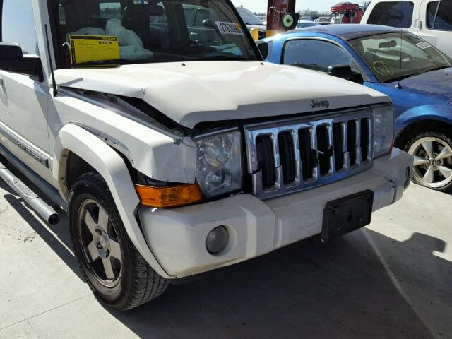 1J8HH48K49C503978 - 2009 JEEP COMMANDER WHITE photo 9