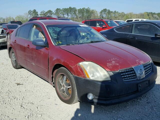 1N4BA41E25C862512 - 2005 NISSAN MAXIMA SE RED photo 1