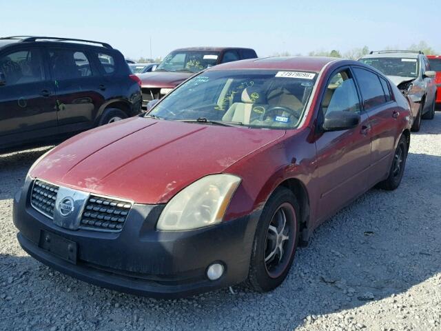 1N4BA41E25C862512 - 2005 NISSAN MAXIMA SE RED photo 2