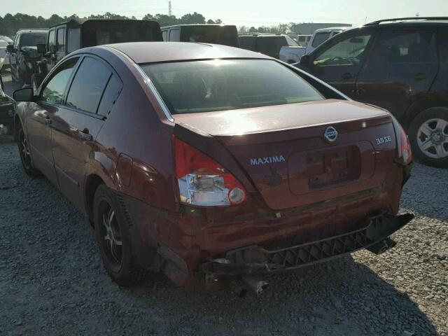 1N4BA41E25C862512 - 2005 NISSAN MAXIMA SE RED photo 3