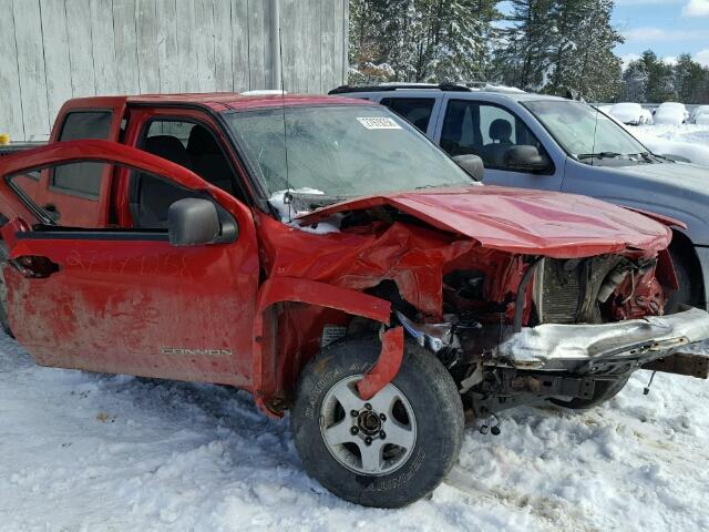 1GTDT136548173034 - 2004 GMC CANYON RED photo 9