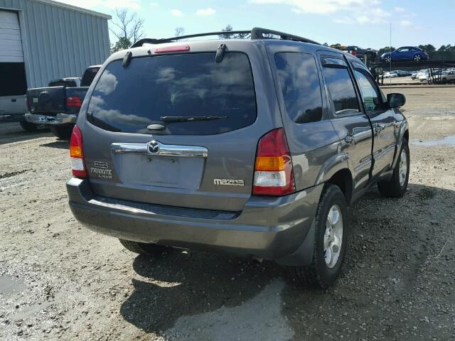 4F2YZ04143KM03483 - 2003 MAZDA TRIBUTE LX GRAY photo 4