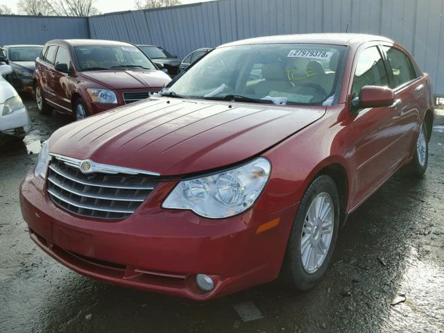 1C3LC66K47N693740 - 2007 CHRYSLER SEBRING LI RED photo 2